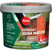 Farby i impregnaty do drewna - Altax Impregnat do drewna ogrodowego JEDNA WARSTWA 9 l Piaskowiec - miniaturka - grafika 1