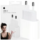 Ładowarki do telefonów - SZYBKA ŁADOWARKA 20W DO APPLE IPHONE X 11 12 13 14 15 ZASILACZ USB-C HIT ! - miniaturka - grafika 1