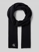 Apaszki i szaliki męskie - Szal z mieszanki wiskozy z wyhaftowanym logo - miniaturka - grafika 1