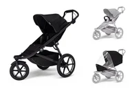 Wózki dziecięce - Wózek sportowy Thule Urban Glide 3 Black + Pałąk bezpieczeństwa + Osłona przeciwdeszczowa - miniaturka - grafika 1
