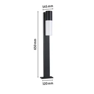 Lampy ogrodowe - Paulmann Tralia słupek oświetleniowy, antracyt Wysokość 65 cm aluminium IP44 E27 - miniaturka - grafika 1