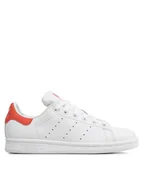 Buty dla dziewczynek - adidas Sneakersy Stan Smith J HQ1855 Biały - miniaturka - grafika 1