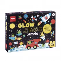 Apli Kids Kids - Puzzle Świecące w Ciemności - Kosmos 4+