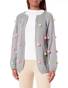 LIBBI Damski kardigan 12419392-LI01, szary, wielokolorowy, XL/XXL, szary, wielokolorowy., XL-XXL - Swetry damskie - miniaturka - grafika 1
