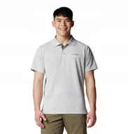 Koszulki męskie - Koszulka męska Columbia Utilizer Polo- Cool Grey L - miniaturka - grafika 1