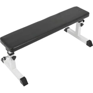 Gorilla Sports Ławka prosta regulowana biała (100787-00022-0001) - Ławki treningowe - miniaturka - grafika 1
