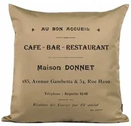 Poduszki dekoracyjne - Poduszki Ozdobne Beżowe Cafe Bar - miniaturka - grafika 1