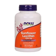 Układ nerwowy - Now Foods Foods Lecytyna Słonecznikowa 1200 mg/100 Softgels TT000005 - miniaturka - grafika 1