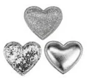 Zeszyty szkolne - Dekoracje samoprzylepne serca 12 szt - miniaturka - grafika 1