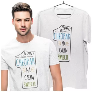 KOSZULKA NA WALENTYNKI PREZENT DLA CHŁOPAKA JEDYNY CHŁOPAK - Walentynki - miniaturka - grafika 1