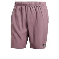 Spodenki damskie - adidas Męskie szorty do pływania Clx klasyczna długość, S, Cień Fig/Czarny, S - miniaturka - grafika 1