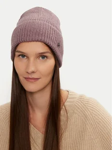 Calvin Klein Czapka Chunky K60K612873 Fioletowy - Czapki damskie - miniaturka - grafika 1
