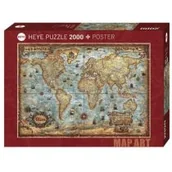 Puzzle - Heye Świat węzły puzzle 2000 elementów - Księgarnie ArtTarvel: KRAKÓW - ŁÓDŹ - POZNAŃ - WARSZAWA - miniaturka - grafika 1