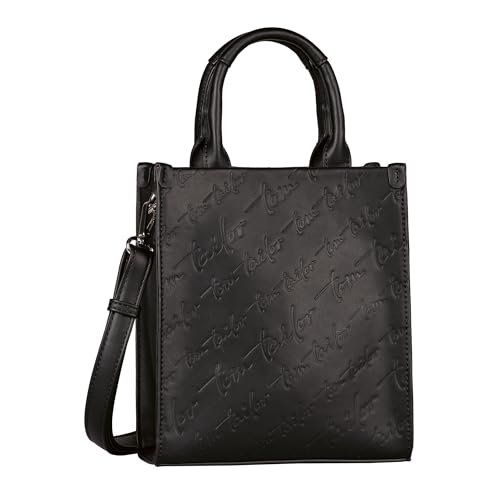 TOM TAILOR bags Denice damska torba na ramię z zamkiem błyskawicznym, mała, czarna, czarny, Nowoczesny