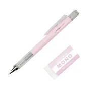 Przybory szkolne - Ołówek automat, Mono Graph 0,5mm pastel + gumka - Tombow - miniaturka - grafika 1