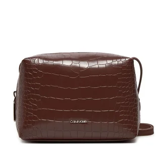 Torebka Calvin Klein K60K612452 Brązowy - Torebki damskie - miniaturka - grafika 1
