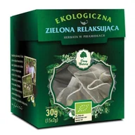 Herbata - Dary Natury Herbata zielona relaksująca EKO w piramidkach, 15x2g -> Wysyłka od 3,99 - odbiór w Żabce - miniaturka - grafika 1