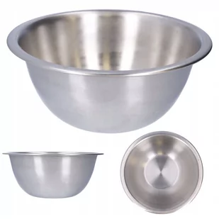 Miska metalowa kuchenna duża stalowa śr 24 cm - Miski i półmiski - miniaturka - grafika 1