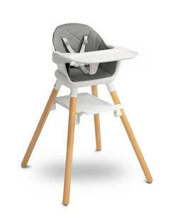Krzesełko Do Karmienia Bravo Grey - Krzesełka do karmienia - miniaturka - grafika 1