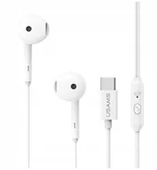Słuchawki - USAMS stereo EP-50 USB-C 1.2m biały - miniaturka - grafika 1