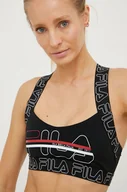 Bielizna sportowa damska - Fila biustonosz sportowy kolor czarny - miniaturka - grafika 1