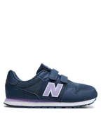 Buty dla dziewczynek - New Balance Sneakersy GV500CIL Niebieski - miniaturka - grafika 1