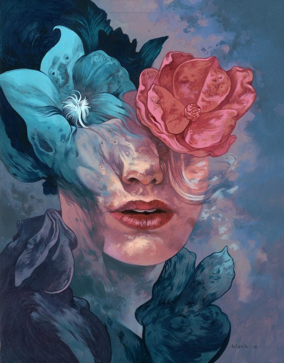 Mozaika diamentowa Kobieta z kwiatami 2