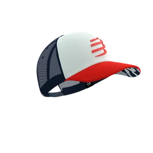 COMPRESSPORT Czapka lifestyle TRUCKER CAP sugar/blues - Czapki i chusty sportowe męskie - miniaturka - grafika 1