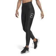 Legginsy - Damskie Legginsy REEBOK RUNNING VECTOR TIGHT HT5996 – Czarny - miniaturka - grafika 1