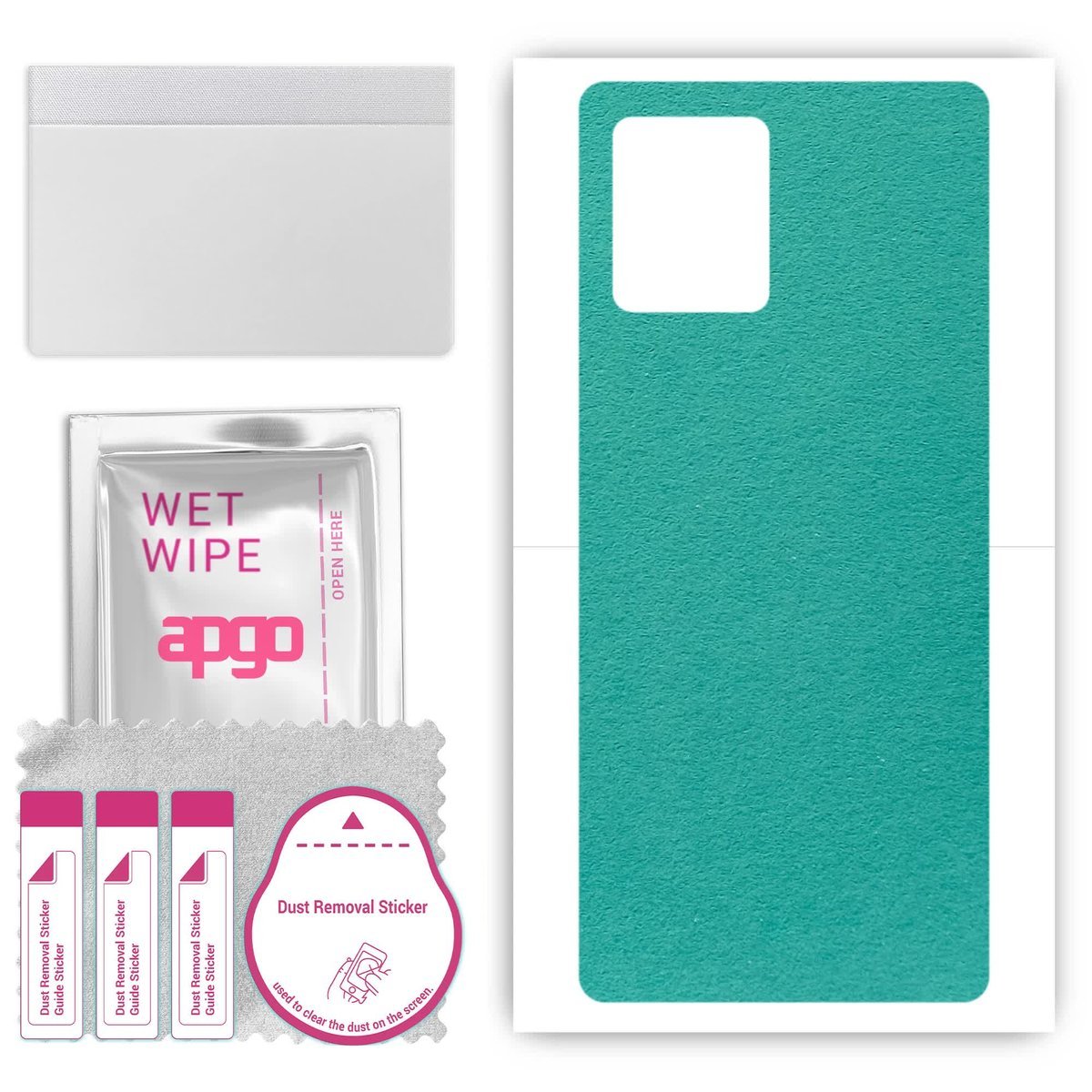 Folia naklejka skórka strukturalna na TYŁ Zamsz do Alcatel 1B (2022) - Zamsz Miętowy - apgo SKINS