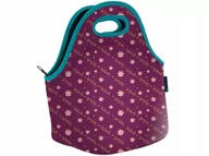 Akcesoria i części AGD - DISNEY DISNEY Torba neoprenowa na lunch Minnie Flowers Purple 35258 - miniaturka - grafika 1