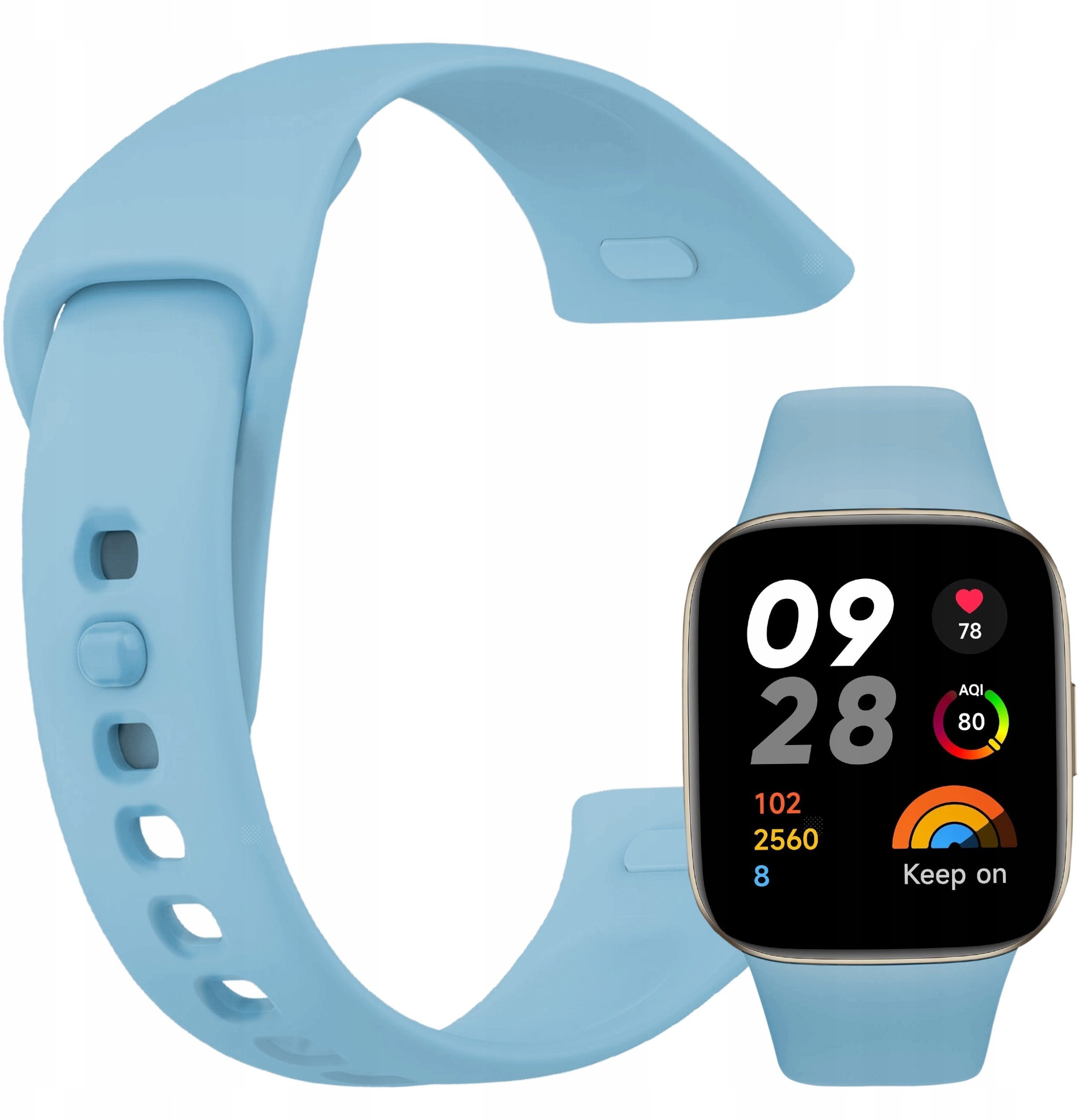 ChronSmarta Pasek ChronSmarta do smartwatch'a Xiaomi Redmi Watch 3 Jasno-niebieski