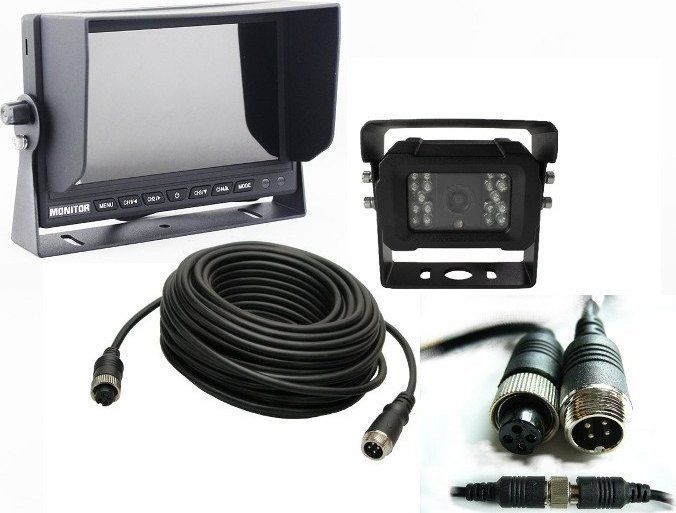 Expert PRO ZESTAW KAMERA COFANIA MONITOR 7'' HQ HEAVY 12V 24V