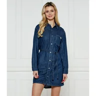 Sukienki - CALVIN KLEIN JEANS Jeansowa sukienka - miniaturka - grafika 1