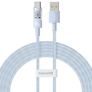 Kabel Baseus Gem USB-USB C 100W 2m (niebieski) - Kable USB - miniaturka - grafika 1