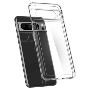 Etui GOOGLE PIXEL 8 PRO Spigen Ultra Hybrid Crystal transparentne - Etui i futerały do telefonów - miniaturka - grafika 7