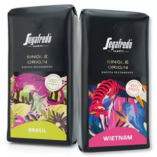 Segafredo Zestaw 2 kawy ziarniste Single Origin Brasil + Wietnam - Kawa - miniaturka - grafika 1