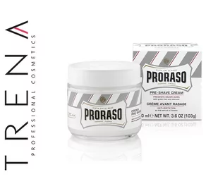 PRORASO Krem przed goleniem do skóry wrażliwej - White Pre Shaving Cream Krem przed goleniem do skóry wrażliwej - White Pre Shaving Cream - Kosmetyki do golenia - miniaturka - grafika 1