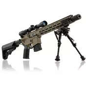 Karabin szturmowy 6mm Lancer Tactical USA LT-32 DMR Tan Bipod + Luneta ZESTAW