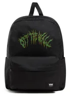 Plecaki - Plecak młodzieżowy Vans Old Skool Backpack - black / fairway - miniaturka - grafika 1