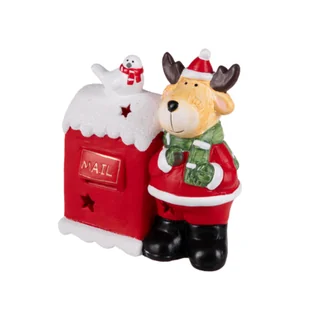 Figurka świąteczna LED 10 x 18 cm mix - Ozdoby bożonarodzeniowe - miniaturka - grafika 1