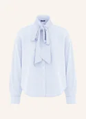 Bluzki damskie - Joop! Bluzka Z Wiązaniem Pod Szyją Benina blau - miniaturka - grafika 1