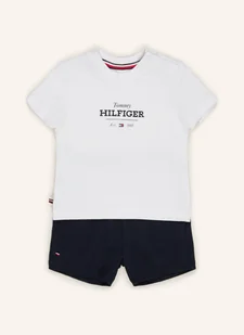 Tommy Hilfiger Zestaw: T-Shirt I Szorty Dresowe blau - Spodenki damskie - miniaturka - grafika 1