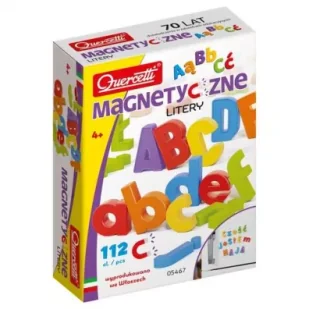Magnetyczne litery Quercetti - Zabawki kreatywne - miniaturka - grafika 1