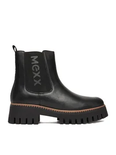 MEXX Sztyblety CEO-MX/031C-WI23 Czarny - Botki damskie - miniaturka - grafika 1