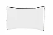 Tła fotograficzne - Manfrotto LL LB7623 Tło Panoramic 4m z ramą White - miniaturka - grafika 1