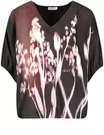 Koszulki i topy damskie - GERRY WEBER Koszulka damska, Brązowy/ecru/biały nadruk, 46 - miniaturka - grafika 1