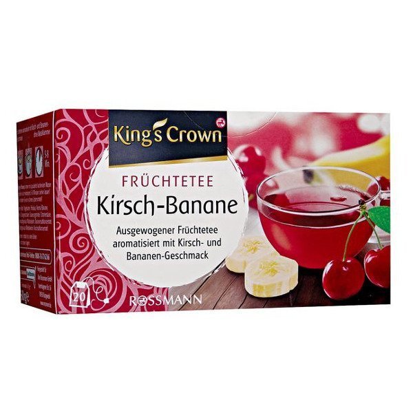 King's Crown Herbata Wiśniowo Bananowa