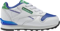 Buty dla dziewczynek - Buty dziecięce świecące rozmiar 23,5 REEBOK Classic Leather Step N FL 15 cm - miniaturka - grafika 1