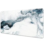 Podkładki na biurko - Podkładka na całe biurko Zimowa abstrakcja 90x45 cm - miniaturka - grafika 1